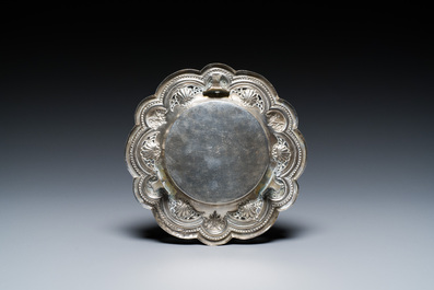 Six Chinese silver wares, 19th C.