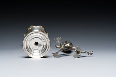 Six Chinese silver wares, 19th C.