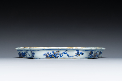Plateau en porcelaine de Chine de style Imari, Kangxi/Yongzheng