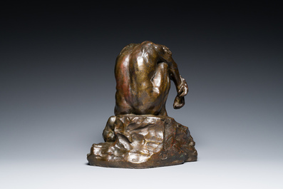 Alfredo Pina (1883-1966): 'De verslagene', brons