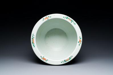 A Chinese famille verte jardini&egrave;re, 19th C.