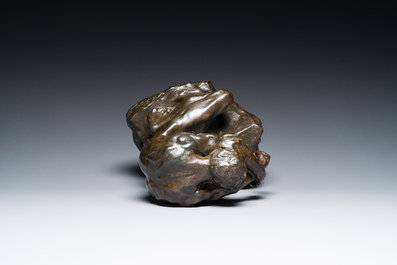 Alfredo Pina (1883-1966): 'De verslagene', brons