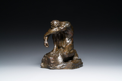 Alfredo Pina (1883-1966): 'De verslagene', brons
