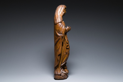 Marie Madeleine d'une Crucifixion en ch&ecirc;ne sculpt&eacute;, Flandre, 16&egrave;me