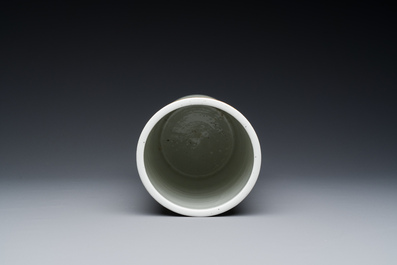 A Chinese qianjiang cai 'landscape' hat stand, signed Wang Yongtai 汪永太, dated 1906