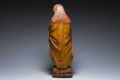 Marie Madeleine d'une Crucifixion en ch&ecirc;ne sculpt&eacute;, Flandre, 16&egrave;me