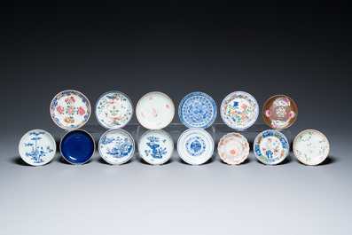A very extensive collection of Chinese cups and saucers, Kangxi and later