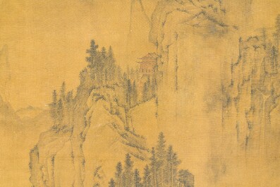 Zhou Chen 周臣 (1460-1535): 'Mountainous landscape', ink on silk