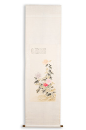 Xie Yuemei 謝月眉 (1906-1998): 'Chrysanthemum', ink and colour on paper
