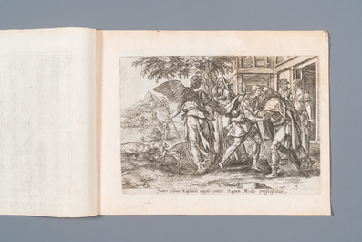Maarten de Vos, Gerard de Jode, et d'apr&egrave;s Teniers &amp; Brouwer: Huit gravures, 16&egrave;m&egrave; et post&eacute;rieur