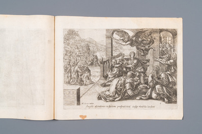 Maarten de Vos, Gerard de Jode, et d'apr&egrave;s Teniers &amp; Brouwer: Huit gravures, 16&egrave;m&egrave; et post&eacute;rieur