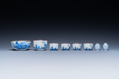 Une collection en porcelaine de Chine 'Bleu de Hue' pour le Vietnam, 19&egrave;me