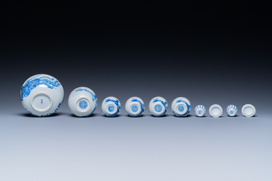 Une collection en porcelaine de Chine 'Bleu de Hue' pour le Vietnam, 19&egrave;me