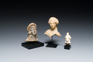 Six sculptures grecques en terre cuite, 5&egrave;me/3&egrave;me si&egrave;cle av. J.-C.