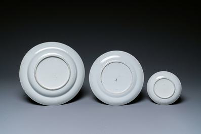 Een Chinees Canton famille rose 41-delig servies met het wapen van Ormiston voor de Schotse markt, 19e eeuw