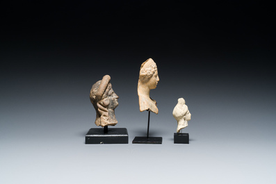 Six sculptures grecques en terre cuite, 5&egrave;me/3&egrave;me si&egrave;cle av. J.-C.