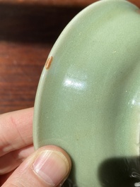 A Chinese Longquan celadon bowl, Ming