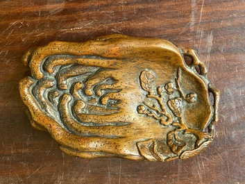 Main de Bouddha en bois de bambou sculpt&eacute;, Chine, 17/18&egrave;me