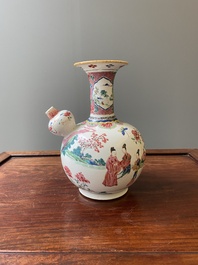 Een Chinese famille rose 'Xi Xiang Ji' kendi, Yongzheng