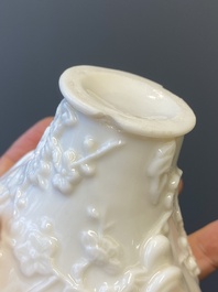 Eleven Chinese Dehua blanc de Chine cups, 17th C. and later