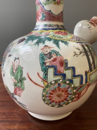 Een Chinese famille rose 'Xi Xiang Ji' kendi, Yongzheng