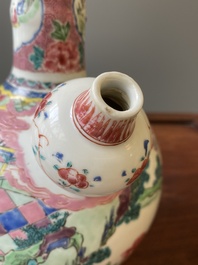 Een Chinese famille rose 'Xi Xiang Ji' kendi, Yongzheng