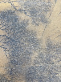 Zhou Chen 周臣 (1460-1535): 'Mountainous landscape', ink on silk