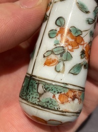 Acht Chinese famille verte mesheften, Kangxi