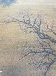 Zhou Chen 周臣 (1460-1535): 'Mountainous landscape', ink on silk