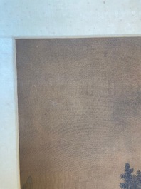 Zhou Chen 周臣 (1460-1535): 'Mountainous landscape', ink on silk