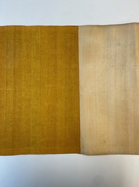 A Chinese imperial edict, dated to the 8th year of Daoguang, 1828