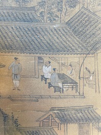 Zhou Chen 周臣 (1460-1535): 'Mountainous landscape', ink on silk