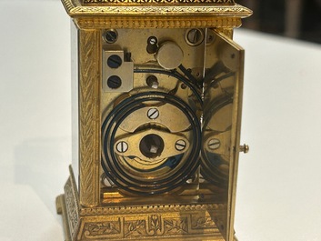 Horloge en bronze dor&eacute;, marque de Heng Da Li 亨达利, Shanghai, Chine, 19/20&egrave;me