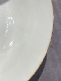 Een Chinees ijzerrood en verguld 36-delig 'Shou' servies, Tongzhi merk en periode