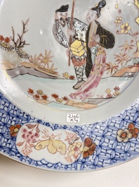 Twee paar Chinese famille rose borden, Yongzheng
