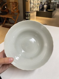 Een diverse collectie blauw-wit Chinees porselein, 19/20e eeuw