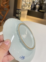 Een diverse collectie blauw-wit Chinees porselein, 19/20e eeuw
