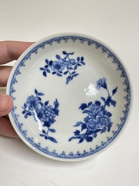 Een diverse collectie blauw-wit Chinees porselein, 19/20e eeuw