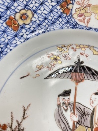 Twee paar Chinese famille rose borden, Yongzheng