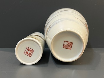 Een diverse collectie Chinees porselein, 19/20e eeuw