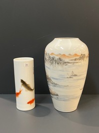 Een diverse collectie Chinees porselein, 19/20e eeuw