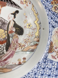 Twee paar Chinese famille rose borden, Yongzheng