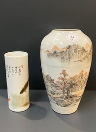 Een diverse collectie Chinees porselein, 19/20e eeuw