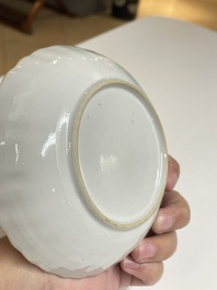 Een diverse collectie blauw-wit Chinees porselein, 19/20e eeuw
