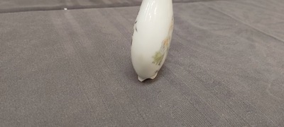 Five Chinese blue and white, iron-red and qianjiang cai snuff bottles, 19/20th C.