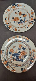 Dertien Chinese Imari-stijl borden, Kangxi/Qianlong