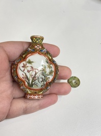 Six tabati&egrave;res en porcelaine de Chine, 19/20&egrave;me