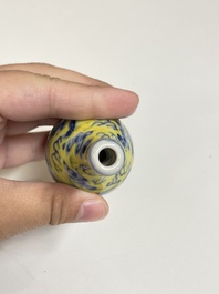 Six tabati&egrave;res en porcelaine de Chine, 19/20&egrave;me