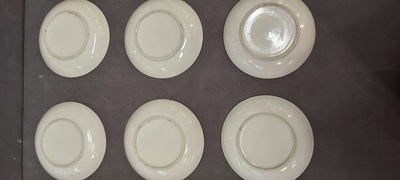 Een Chinees Canton famille rose 41-delig servies met het wapen van Ormiston voor de Schotse markt, 19e eeuw