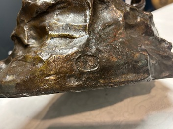 Alfredo Pina (1883-1966): 'De verslagene', brons